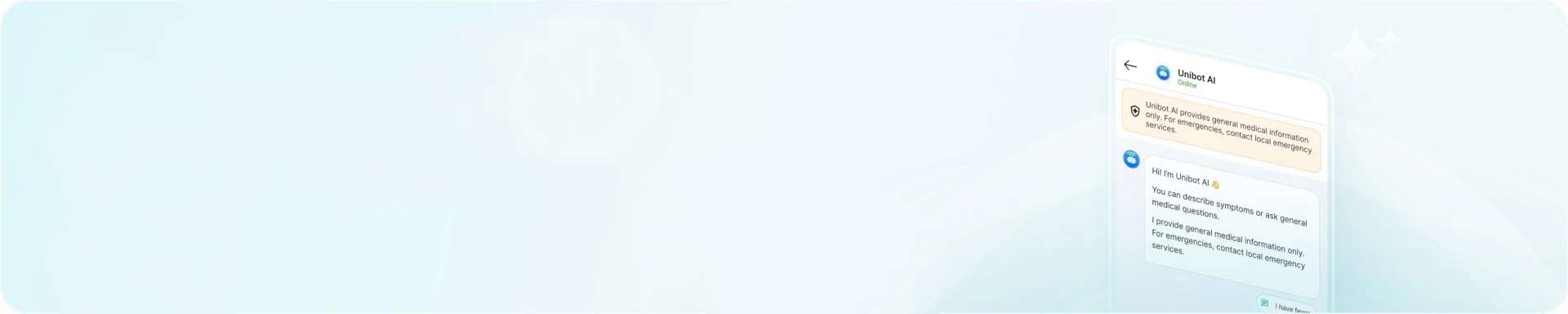 Unibot AI banner background